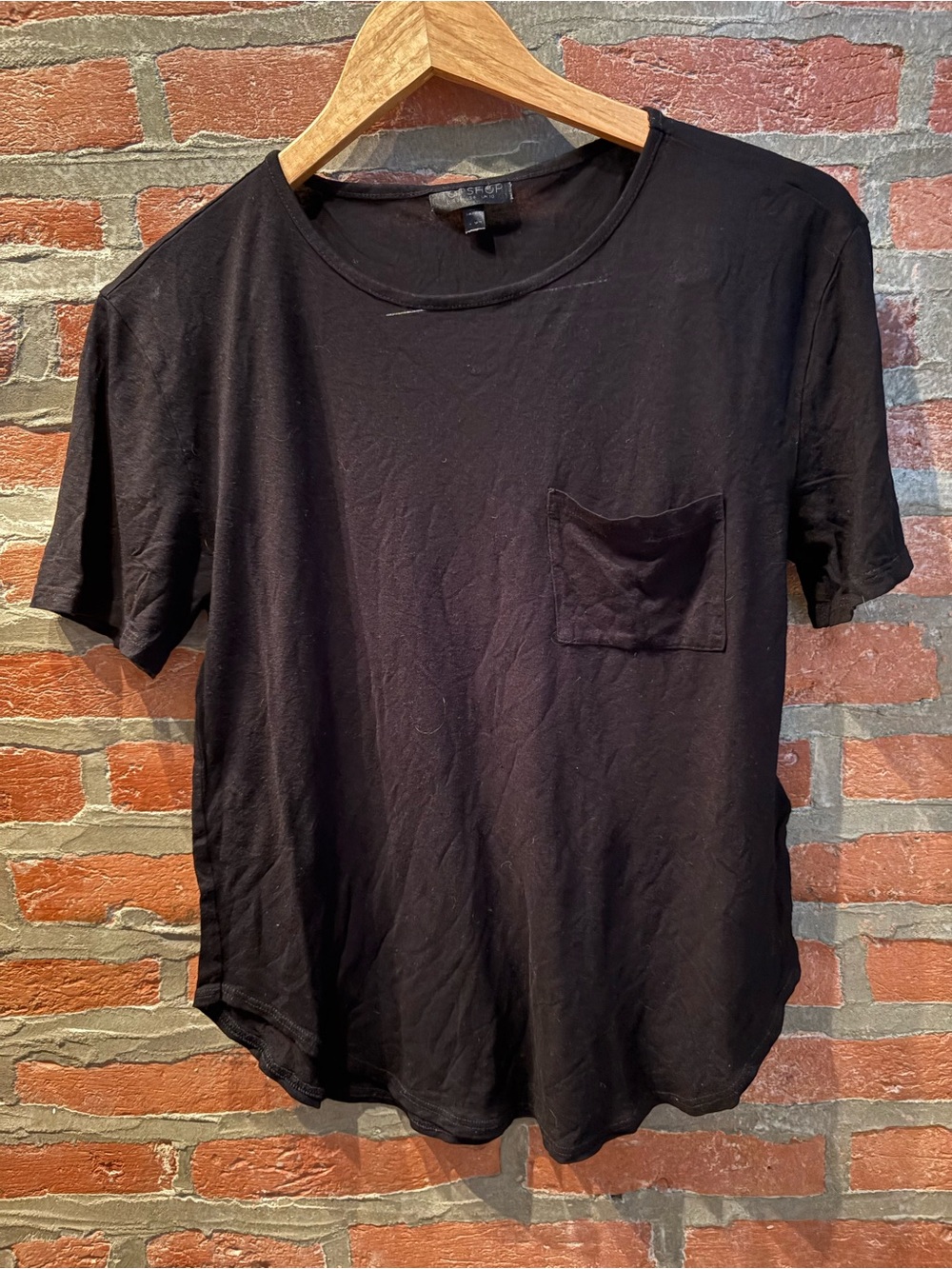 Topshop Black Short Sleeve Pocket Tee MUST BUNDLE